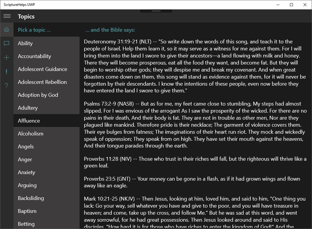 Main Topic/Details Page